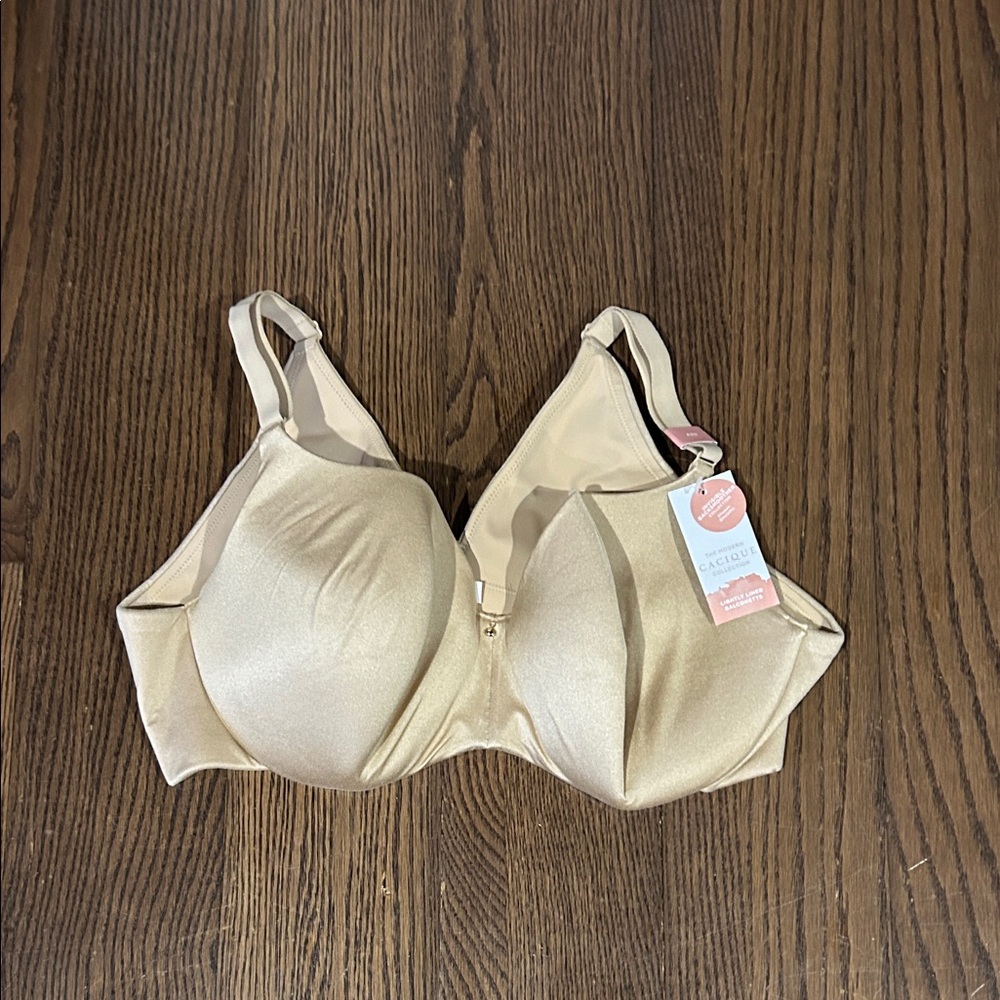 Cacique Nude Full Coverage Modern collection NEW lightly lined bra 42D